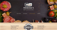 Desktop Screenshot of focacciasdeli.com